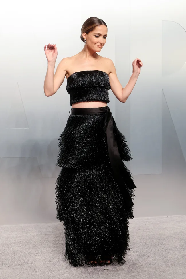 Rose Byrne at the 2026 Vanity Fair Oscar Party held at the Los Angeles County Museum of Art on March 15, 2026 in Los Angeles, California. (Photo by Christopher Polk/Variety via Getty Images)