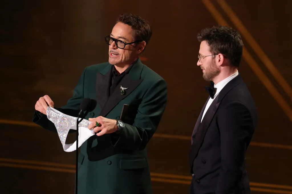 Robert Downey Jr. and Chris Evans