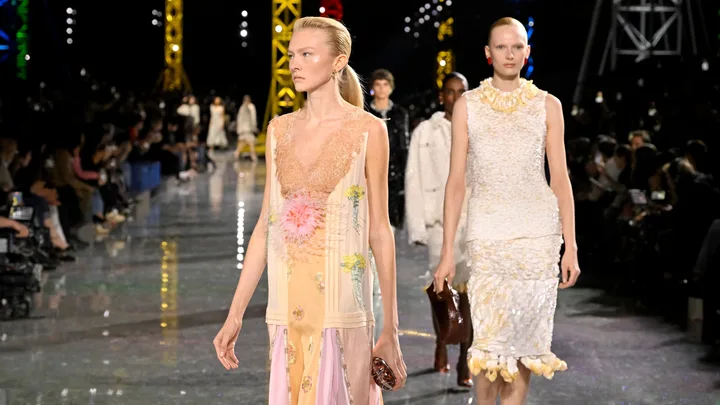 princess polly baby blue dress Christian Dior Ready To Wear Fall Winter 2026 Paris