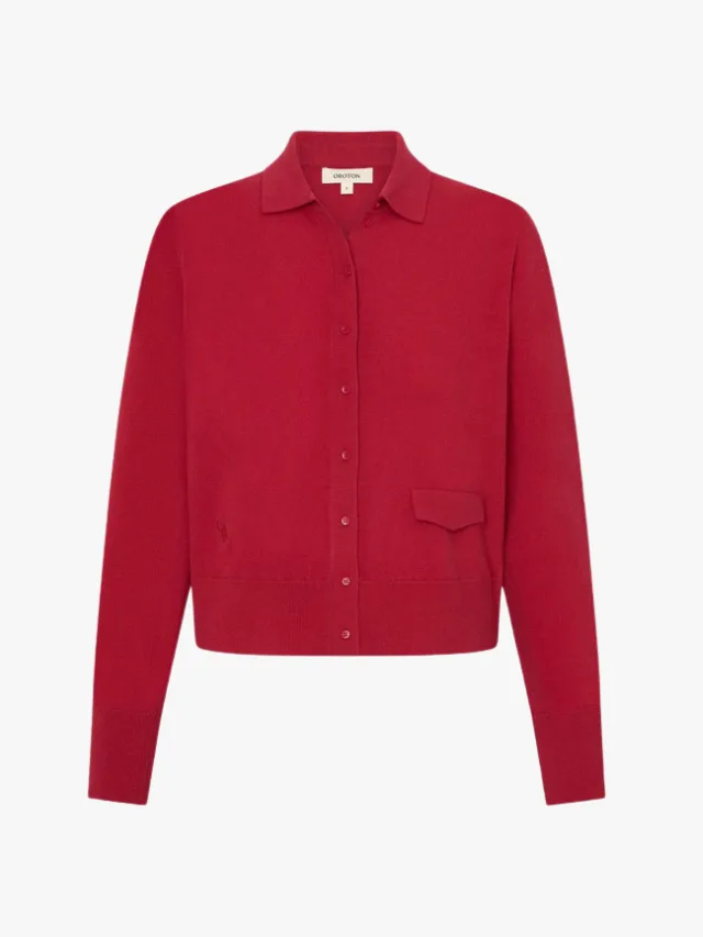 Best Lightweight Knits_marie claire_OROTON
Collar Cardigan
