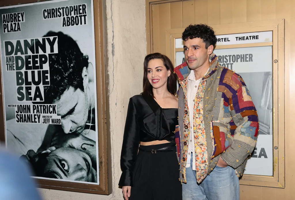 Aubrey Plaza and Christopher Abbott