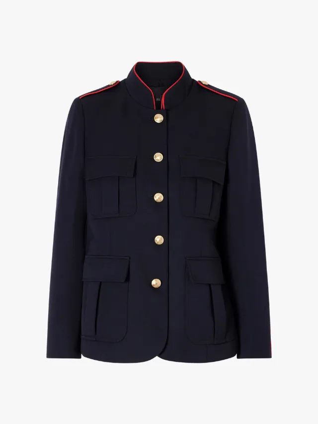 Napoleon Jacket Trend 2026_marie claire_NILI LOTAN
Silas Wool-Gabardine jacket