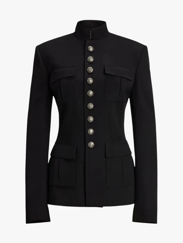 Napoleon Jacket Trend 2026_marie claire_RALPH LAUREN COLLECTION
Buttoned Military Jacket