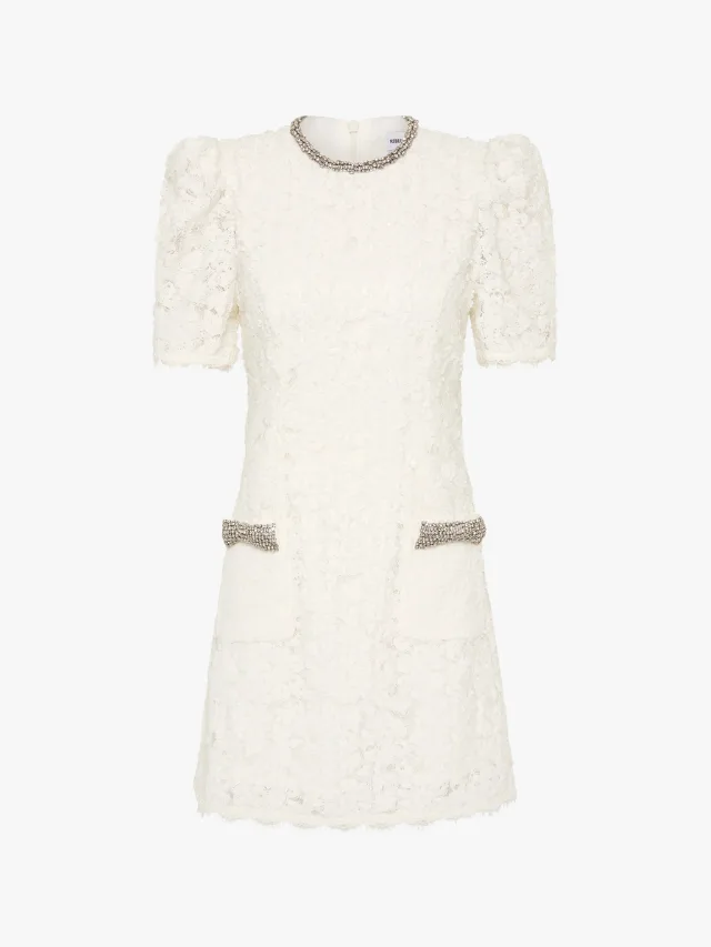 Rebecca Vallance Bridal Collection_marie claire_Dillon Short Sleeve Mini Dress