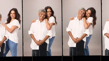 Samantha Harris and Her Mother Myrna Davison