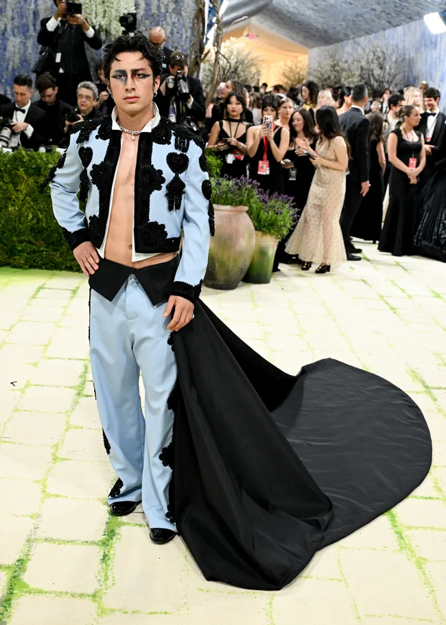 Hudson Williams at The 2026 Met Gala Celebrating "Costume Art" held at The Metropolitan Museum of Art on May 04, 2026 in New York, New York. (Photo by Gilbert Flores/Variety via Getty Images)