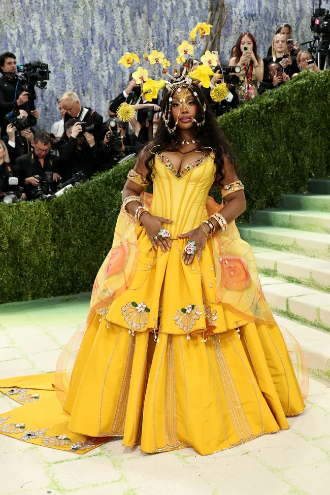 SZA attends the 2026 Met Gala celebrating "Costume Art" at the Metropolitan Museum of Art on May 04, 2026 in New York City. (Photo by Jamie McCarthy/Getty Images)