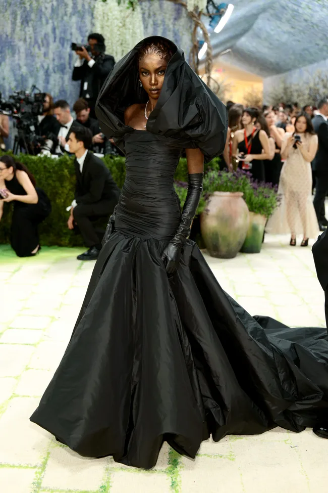 Anok Yai attends the 2026 Met Gala celebrating "Costume Art" at the Metropolitan Museum of Art on May 04, 2026 in New York City. (Photo by Dimitrios Kambouris/Getty Images for The Met Museum/Vogue)