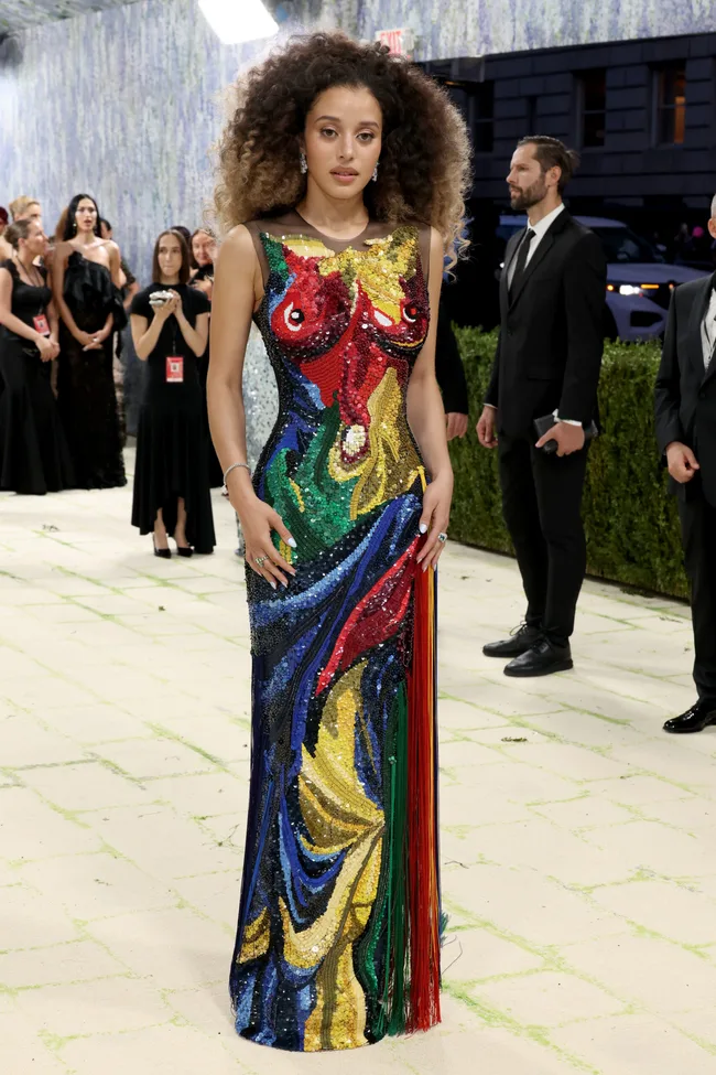 Chase Infiniti attends the 2026 Met Gala celebrating "Costume Art" at the Metropolitan Museum of Art on May 04, 2026 in New York City. (Photo by John Shearer/WireImage)