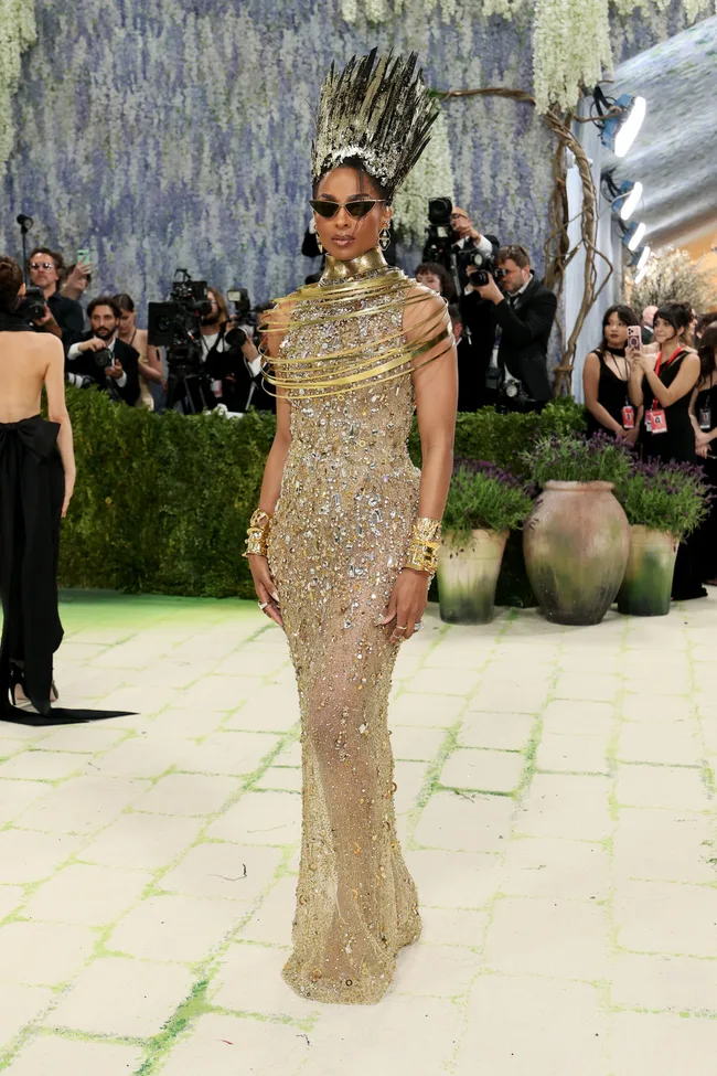 Ciara attends the 2026 Met Gala celebrating "Costume Art" at the Metropolitan Museum of Art on May 04, 2026 in New York City. (Photo by Mike Coppola/Getty Images)