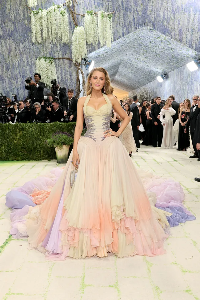 Blake Lively attends the 2026 Met Gala celebrating "Costume Art" at the Metropolitan Museum of Art on May 04, 2026 in New York City. (Photo by Mike Coppola/Getty Images)