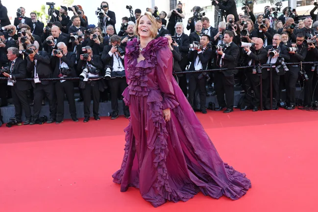 Philippine Leroy-Beaulieu attends the opening ceremony and "La V&eacute;nus Electrique" (The Electric Venus) screening during the 79th annual Cannes Film Festival at Palais des Festivals on May 12, 2026 in Cannes, France. (Photo by Amy Sussman/Getty Images)