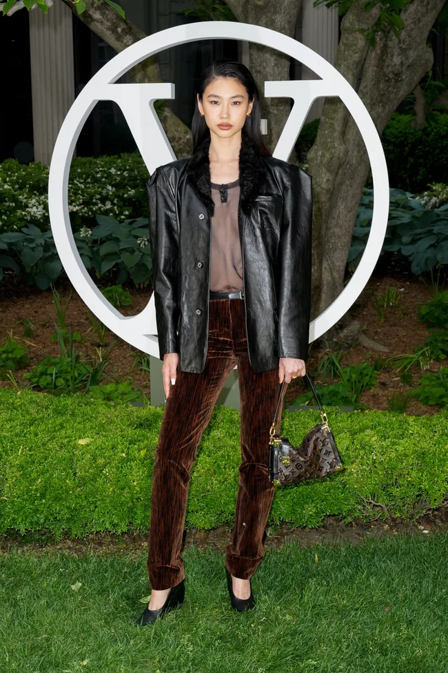 HoYeon Jung at the Louis Vuitton 2027 Cruise Collection Show on May 20, 2026 in New York, New York. (Photo by John Nacion/WWD via Getty Images)