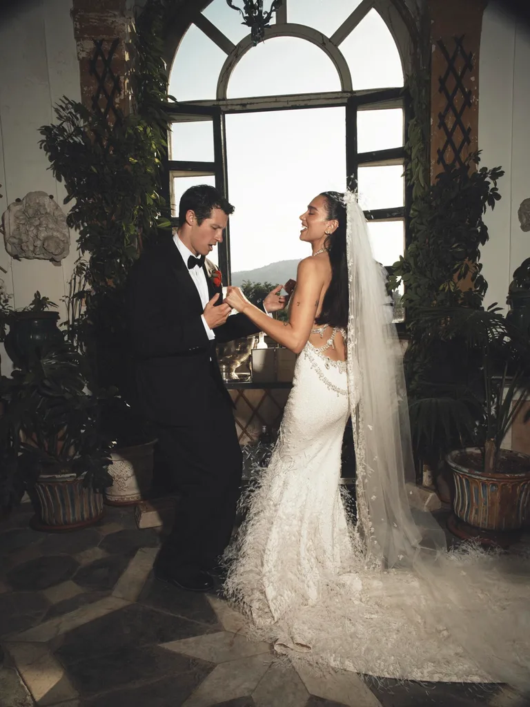 Dua Lipa Wedding Looks