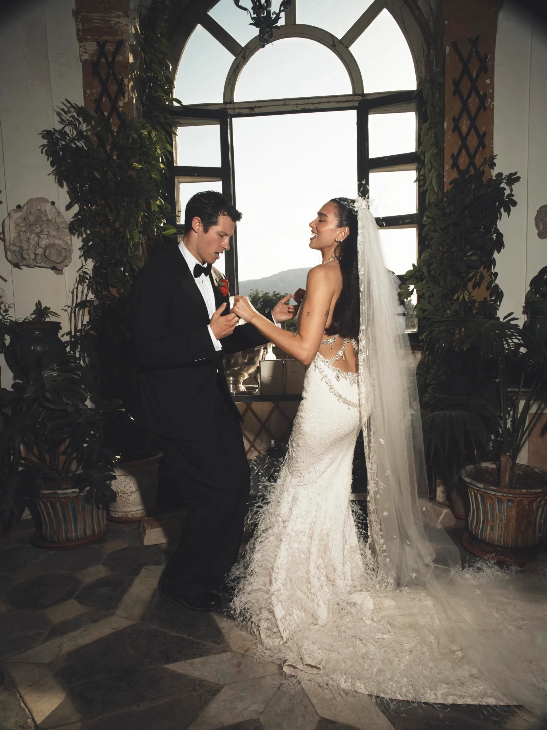 Dua Lipa Wedding Looks