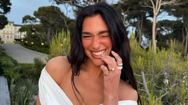 Dua Lipa Wedding Dress