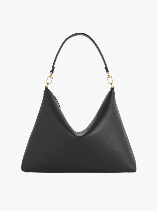 The Most Adaptable Designer Silhouettes_The Soft-Crescent_TOTEME
Medium Bevel Grained-Leather Bag_marie claire