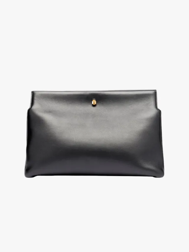 The Most Adaptable Designer Silhouettes_The Envelope Clutch_PHOEBE PHILO
Triplex leather clutch_marie claire