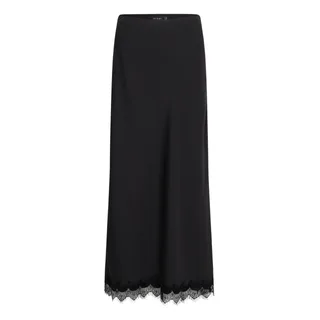Decjuba Penny Lace Trim Maxi Skirt