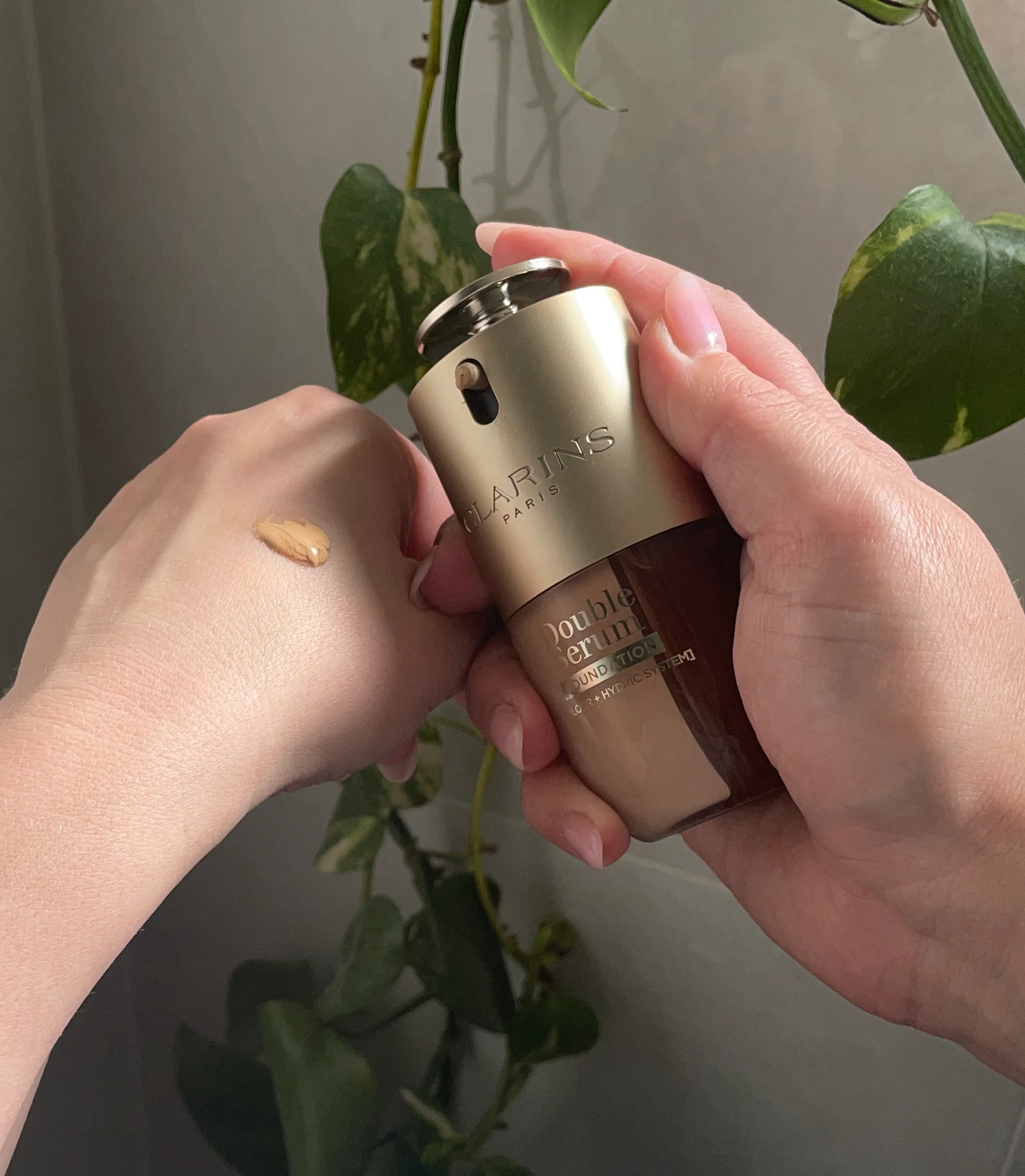 clarins double serum foundation