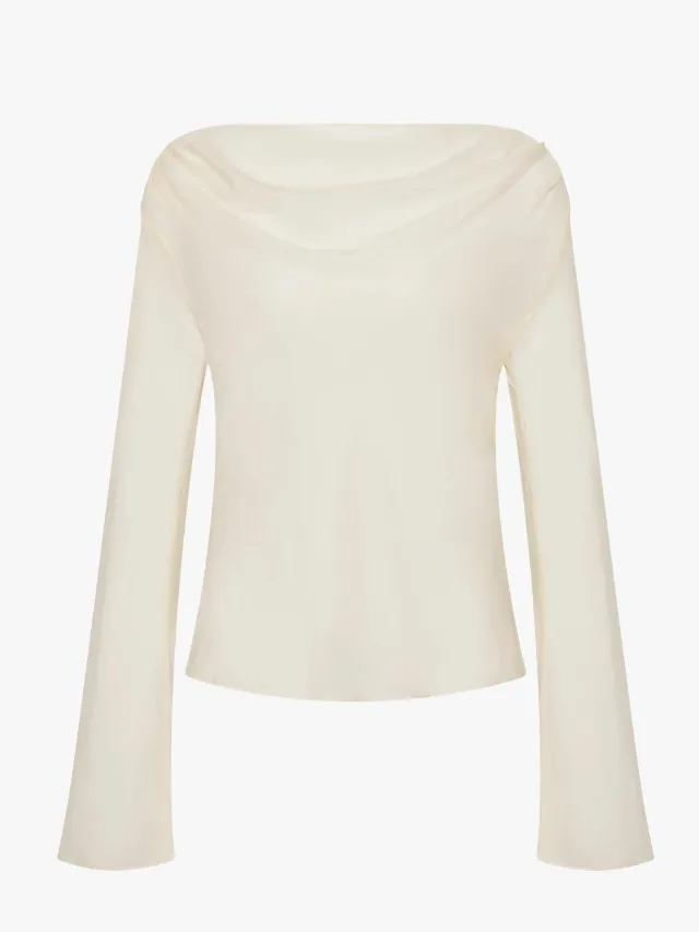 Sir long sleeve going out top white