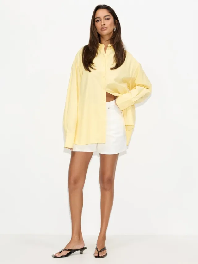 DAZIE
Oxford Cotton Oversized Shirt