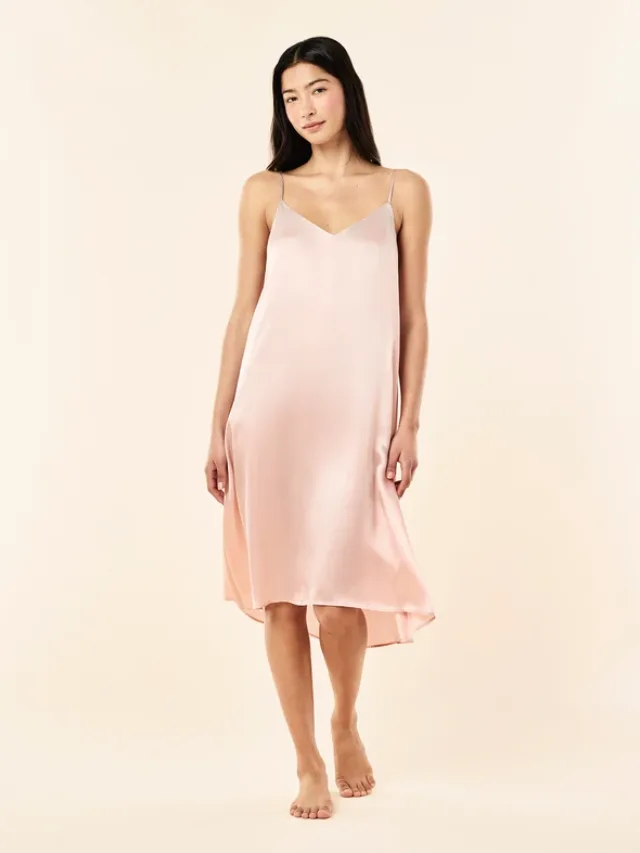 PAPINELLE
Audrey Washable Silk Slip Nightie