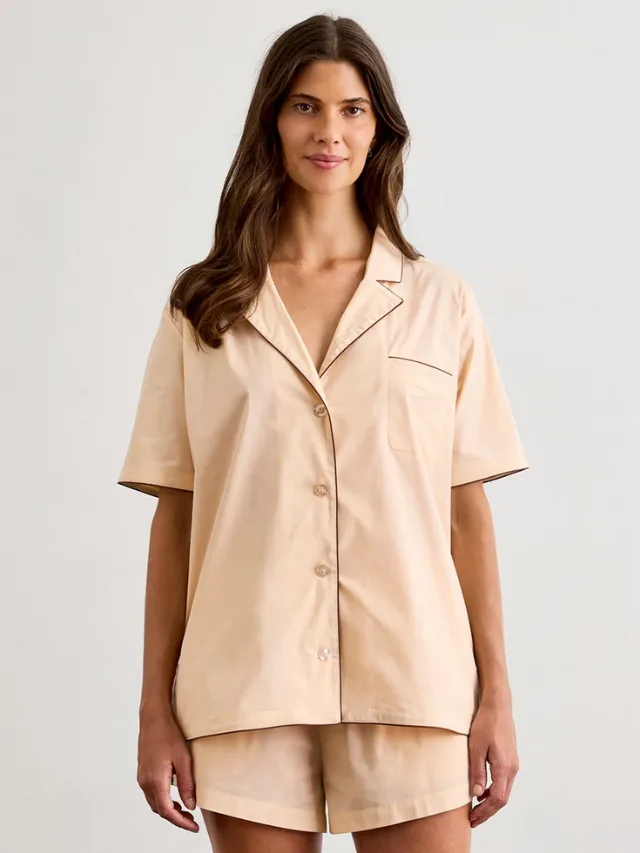 BED THREADS
Piped Short Sleeve Shirt
