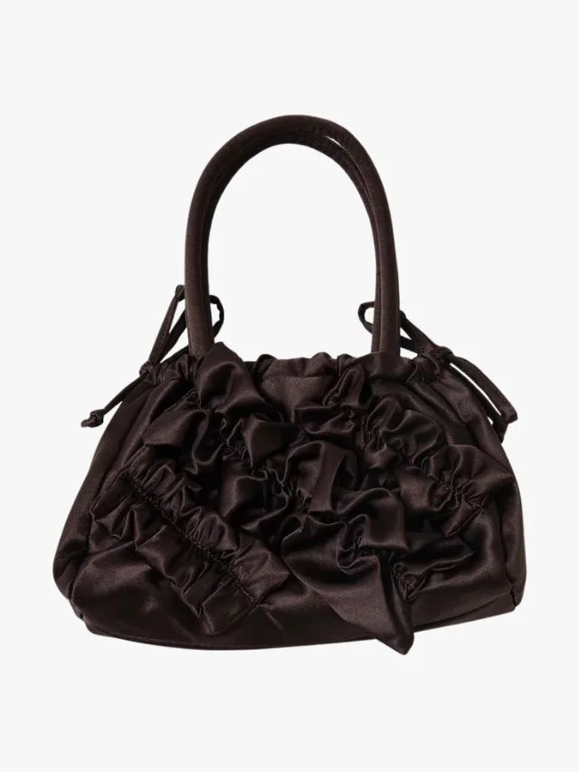 Chcolate Brown Satin bag