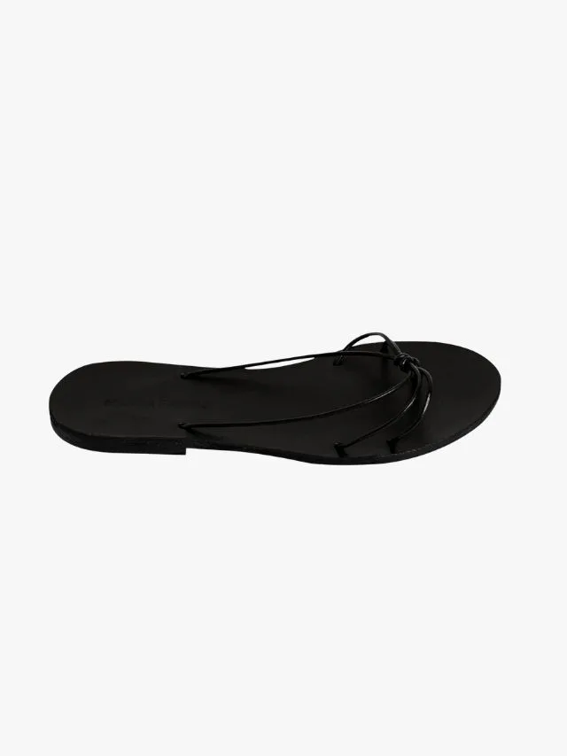 Black Maria Farro leather sandal slides you can wear to work