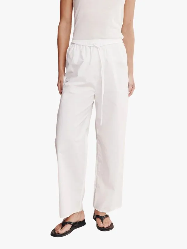 Marle Lillie white drawstring pants