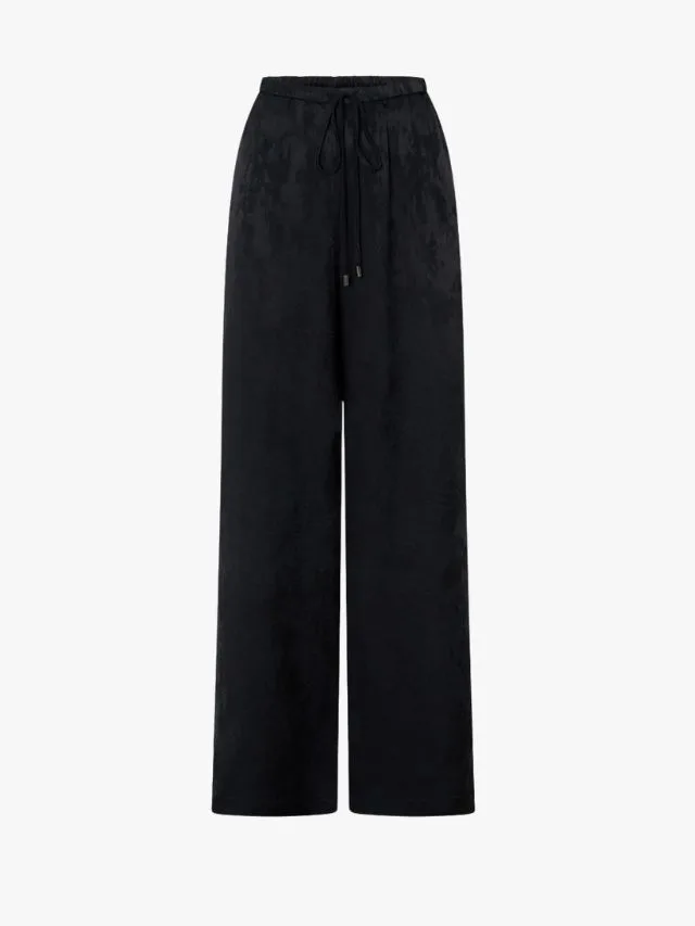 Camilla and Marc Naidee Satin relaxed Pant in black