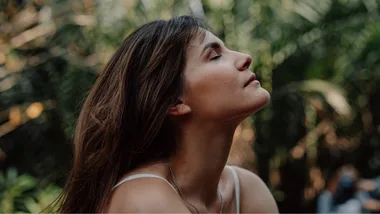 woman in nature
