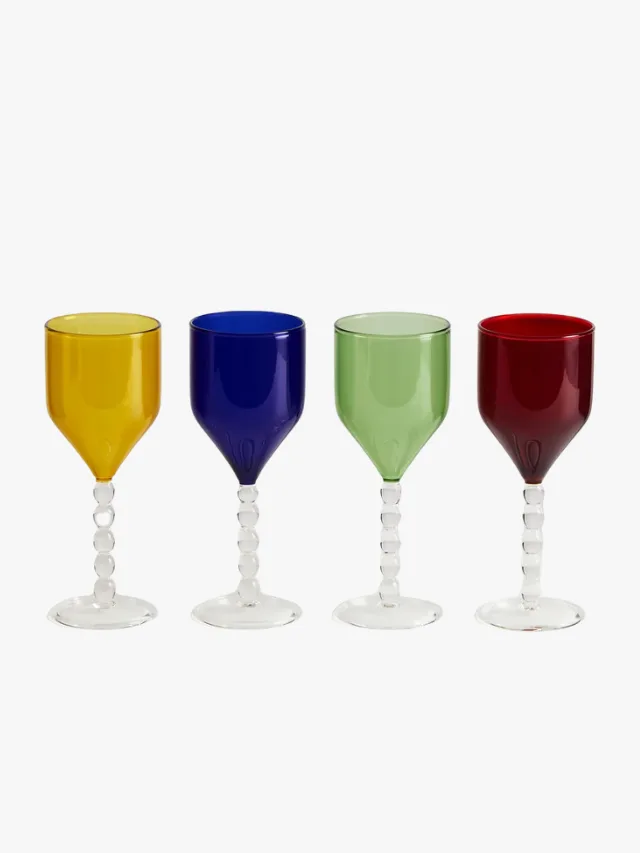 MAISON BALZAC
Perle Baroque Wine Glasses (4)