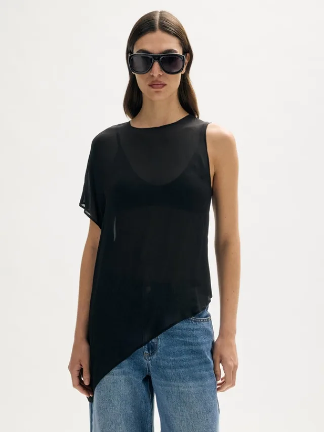 MINIMA ESENCIALES
Nila Draped Asymmetrical Top
