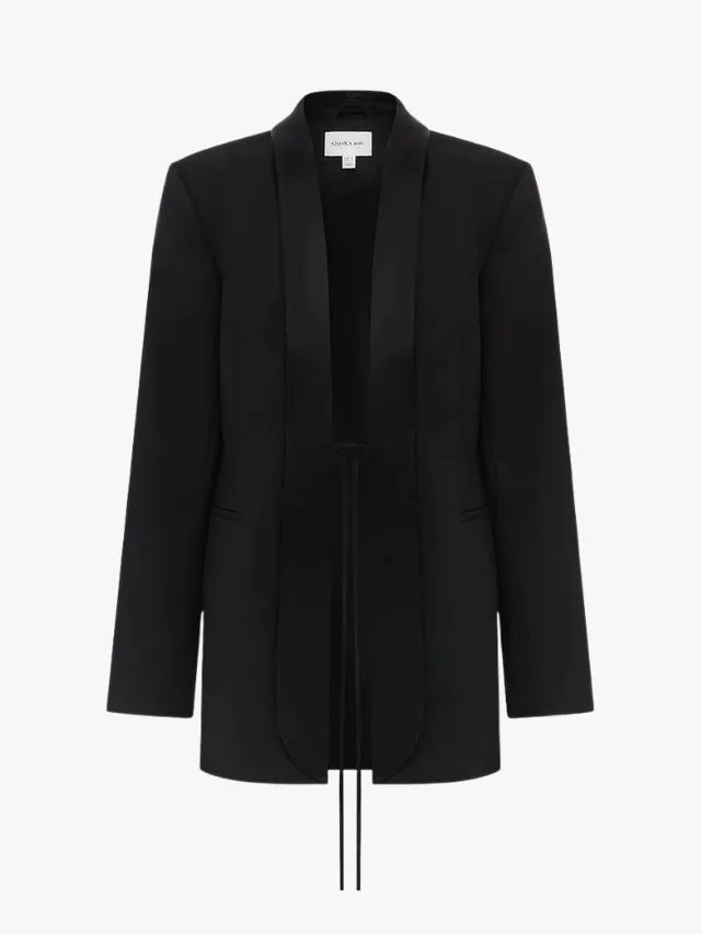 Shona Joy Benji Tuxedo Tie Blazer