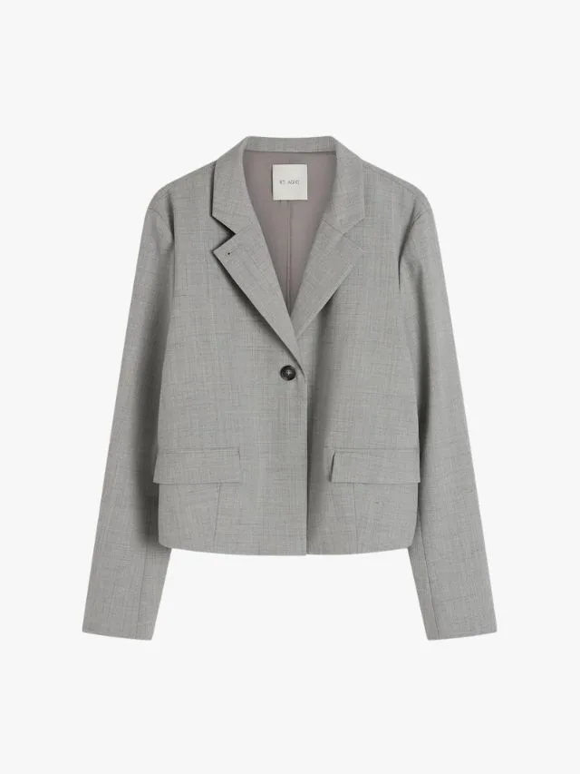 St Agni Cocoon Blazer - Concrete light grey