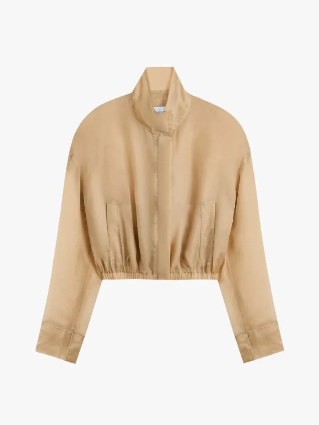 Silk Organza Bomber jacket by Scanlan Theodore