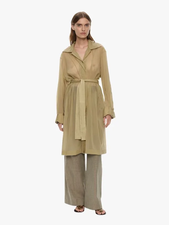 Christopher Esber Lucent Mottled Sheer Chore Jacket