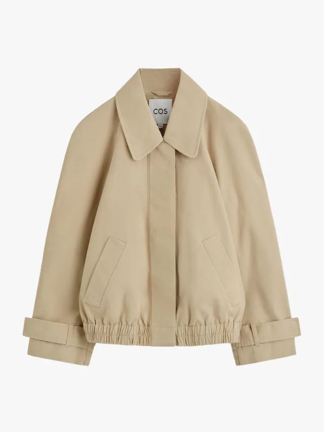 Cos Rounded cotton Blouson Jacket