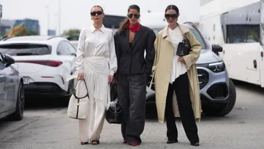 street style at copenhagen fashion week wearing capsule pieces