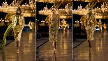 Saint Laurent Summer 2027: Kate Moss, Gold And Full-Throttle Glamour