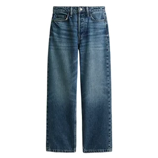 H&M Straight High Waist Ankle Jeans