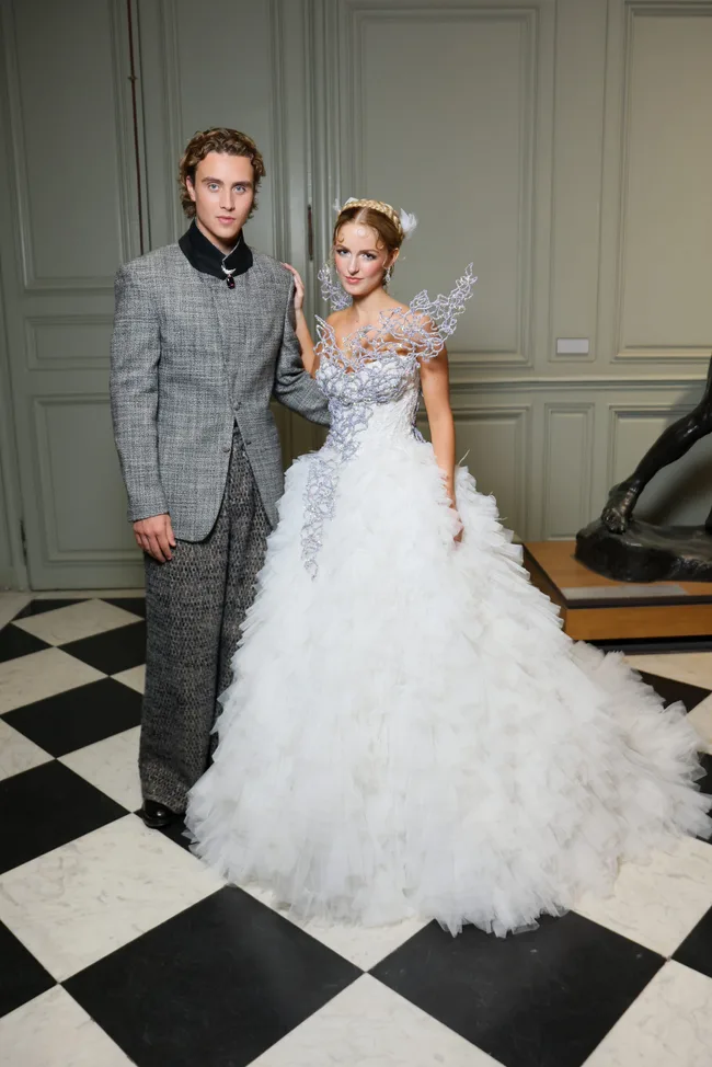 Joseph Zada and Mckenna Grace
