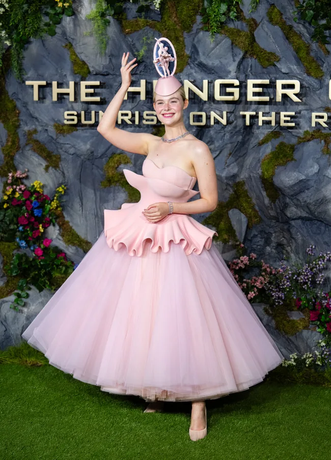 Elle Fanning attends "The Hunger Games: Sunrise On The Reaping"