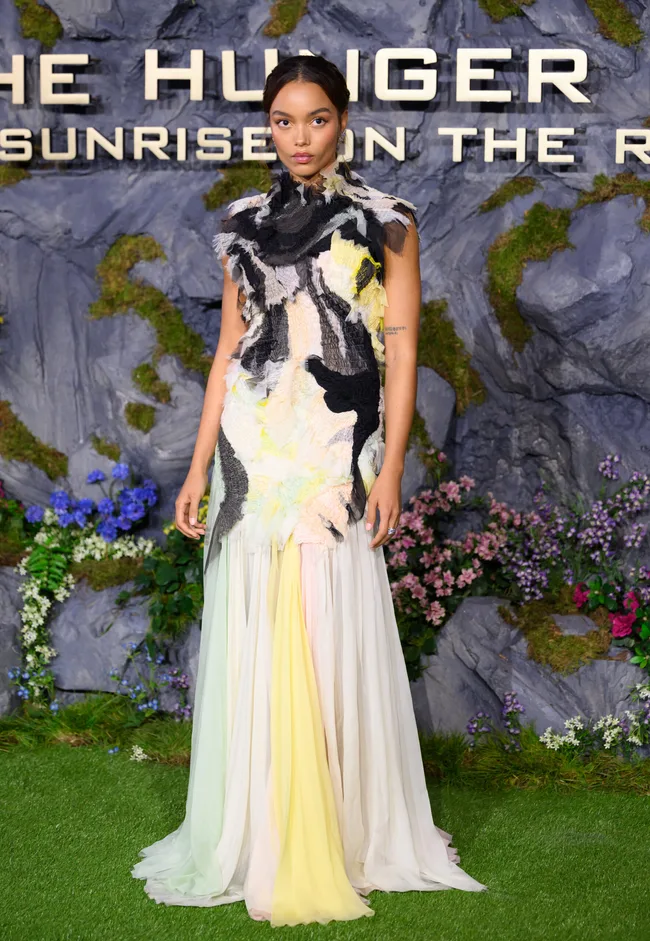 Whitney Peak attends "The Hunger Games: Sunrise On The Reaping"