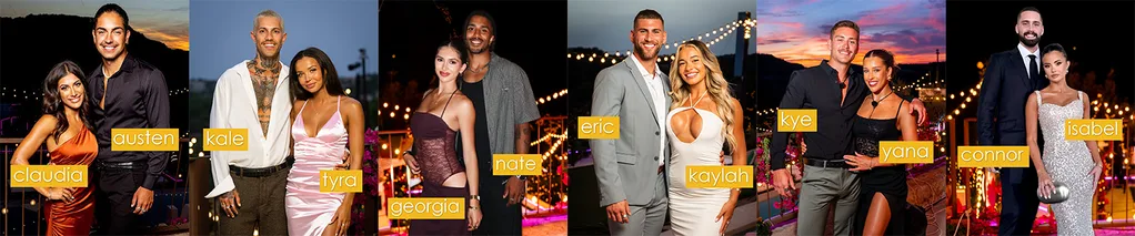 Power Couples Love Island Australia Season 8