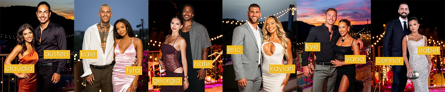 Power Couples Love Island Australia Season 8