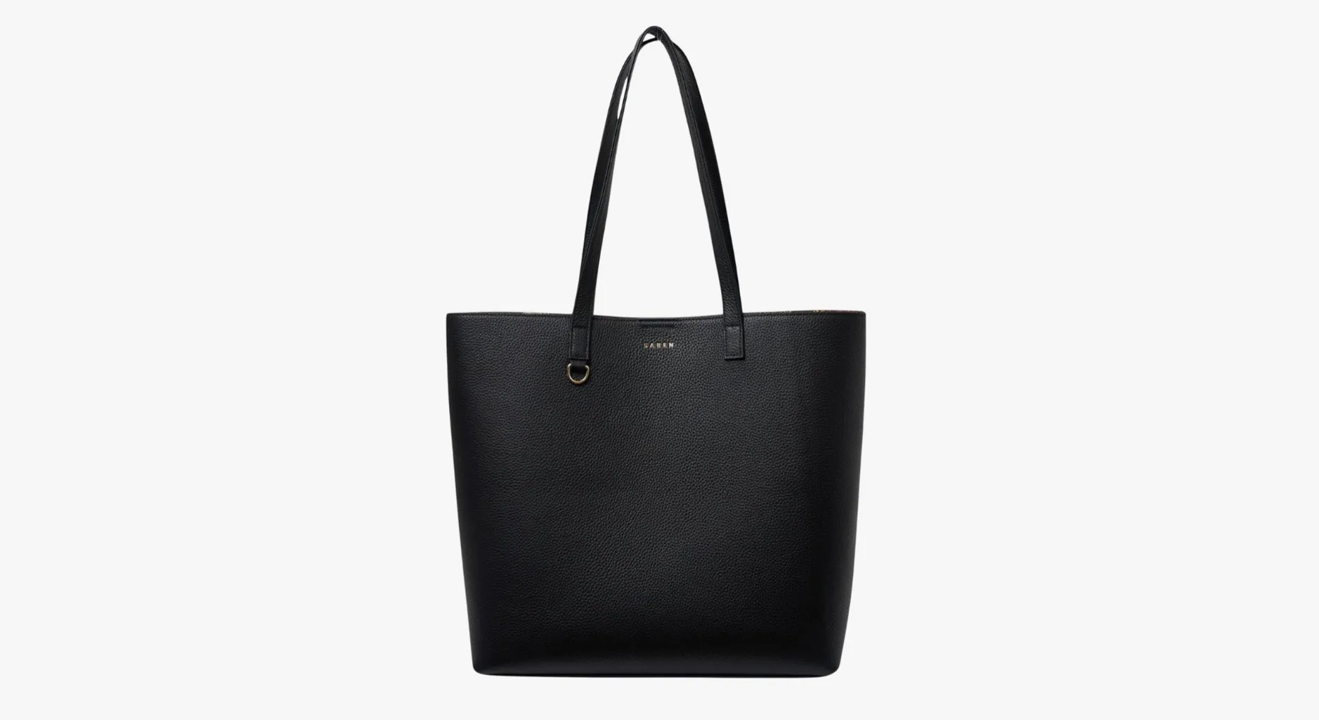 black saben bucket bag