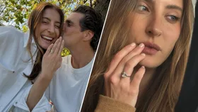 Rebecca Harding Engagement ring